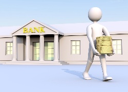 Bank, Pieniądze, 3D