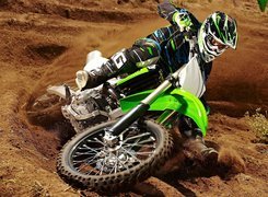 Kawasaki KX450F, Piasek, Wyścig