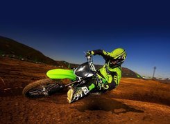 Zielone, Kawasaki KX250F Monster Energy