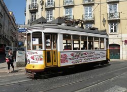 Domy, Tramwaj, Lizbona, Portugalia