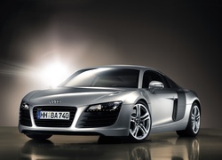 Srebrne, Audi R8, Blask