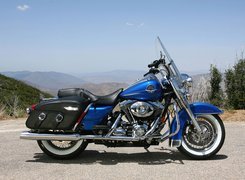 Niebieski, Harley Davidson Road King