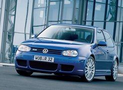 Golf 4, R32, Niebieski, Przód