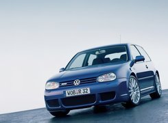 Golf 4, R32, niebieski