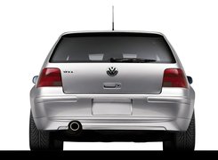 Golf 4, Tył, Srebrny
