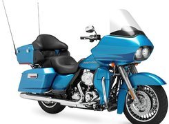 Niebieskie, Malowanie, Harley Davidson Road Glide Ultra