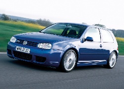 Golf 4, R32, Niebieski