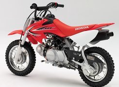 Czerwona, Honda CRF 50, Siedzenie