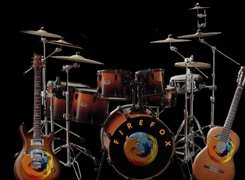 Gitary, Perkusja, Firefox