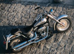 Harley Davidson Fat Boy, Kierownica, Półki