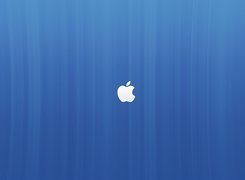 Logo, Apple, Hardware, Tło, Niebieskie