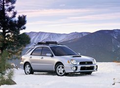Srebrne, Subaru Impreza, Kombi