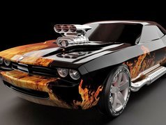 Dodge Challenger, Płomienie