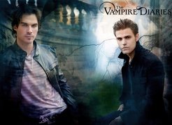Pamiętniki wampirów, The Vampire Diaries, Ian Somerhalder, Paul Wesley