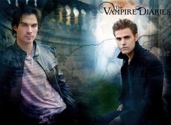 Pamiętniki wampirów, The Vampire Diaries, Ian Somerhalder, Paul Wesley