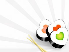 Sushi, Serduszka, Pałeczki