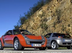 Smart Roadster, Pomarańczowy i Srebrny