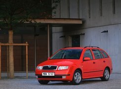 Czerwona, Skoda Fabia, Kombi