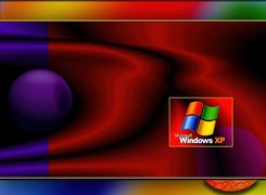 Logo, Kolorowe, Smugi, Windows XP