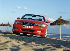 Saab 9-3, Czerwony, Cabrio