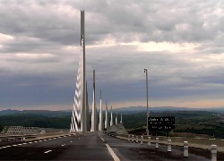 Francja, Wiadukt, Millau, Najwyższy ,Na, Świecie