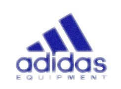 Niebieskie, Logo, Adidas