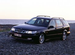 Saab 9-3, Czarne Kombi, Przednie światła