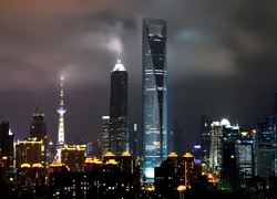 Chiny, Shanghai, World, Financial, Center