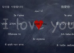 Kocham, Cię, W Różnych, Językach