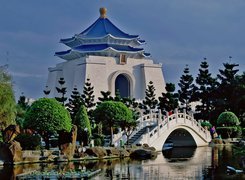 Taipei, Tajwan, Chiang Kai Shek, Memorial, Hall