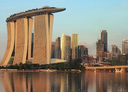 Singapur, Marina Bay Sands, Wieżowce