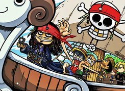 Jack Sparrow, Statek, Kompas, One Piece