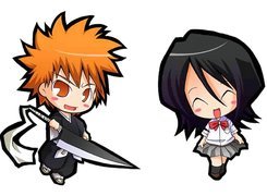 Chibi, Kurosaki, Ichigo, Kuchiki, Rukia