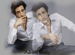 Adrien Brody, Biała, Koszula, Naszyjnik