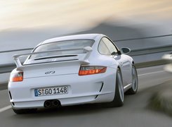 Białe, Porsche GT3, Lampy