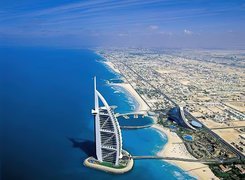 Zjednoczone Emiraty Arabskie, Dubaj, Hotel, Burj Al Arab, Plaże