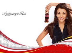 Aishwarya Rai, Butelka, Coca, Coli