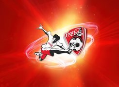 Logo, Coca, Coli, Sportowiec, Piłka
