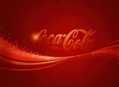 Logo, Coca, Cola, Czerwone, Tło