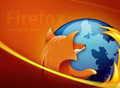 Pomarańczowe, Tło, Firefox