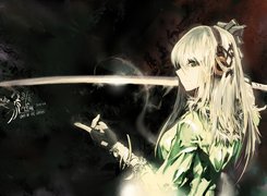 Katana, Dziewczyna, Anime