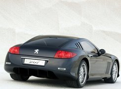 Czarny Peugeot 907