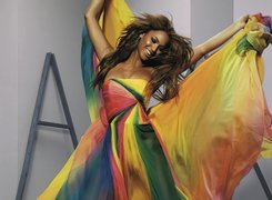 Beyonce, Kolorowa, Suknia