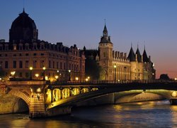 Francja, Paryż, Most, Rzeka