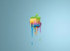 Apple, Spływająca, Farba
