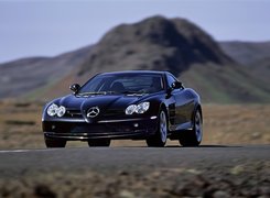 Mercedes SLR, czarny metalik