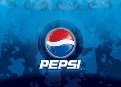 Logo, Pepsi, Niebieskie, Tło