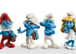 Smerfy, The Smurfs, Figurki