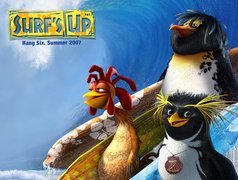 Film animowany, Na fali, Surfs Up, Pingwiny, Deski