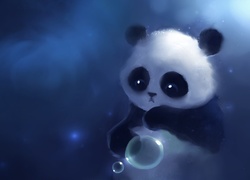 Panda, Bańka, Grafika 3D